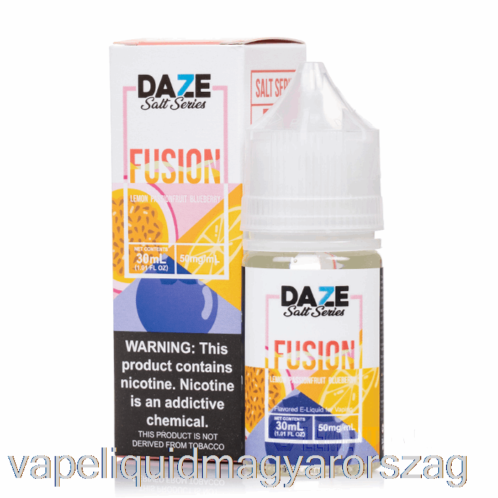 Citrom Passionfruit áfonya - 7 Daze Fúziós Só - 30 Ml 50 Mg Vape Toll
